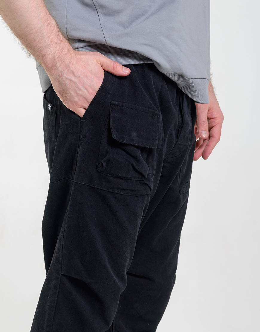 GIN_7653 Штани с маленькою кишенею чорні ASSIMETRIA (ASSMTR_TRP0225) - фото 4