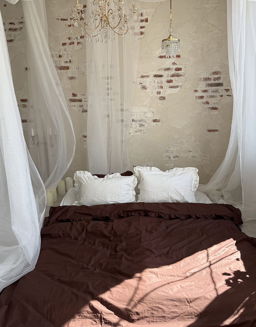 img_0776-scaled Комплект постільної білизни White+chocolate з рюшами BEDCLOZZZES (BEDCLZ_3921-1-2-1) - фото 3