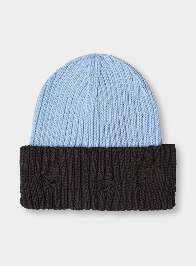 Шапка блакитно-коричнева BITCHIN' (BTCH_AA_XT535_11)