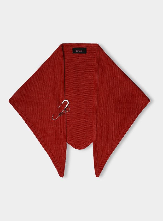 В'язана хустка Red BITCHIN' (BTCH_XP_XT515_03)