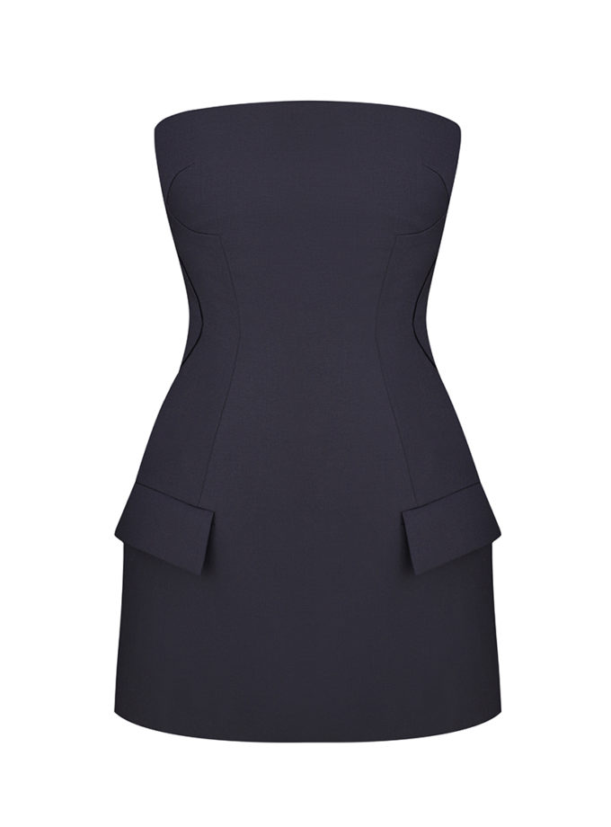 Чорна сукня Аfterdark NERSES (NRSS_16/17/18)