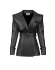 Кроп тренч London чорний BÚDZIKO (BDZ_LND-CT-BL)