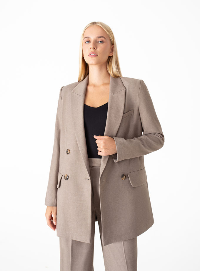 Oversize піджак бежевий MAGNETIC (MGN_1810BN)