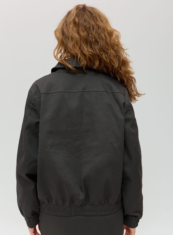 Бомбер сірого кольору ANNA YAKOVENKO (AY_4025)