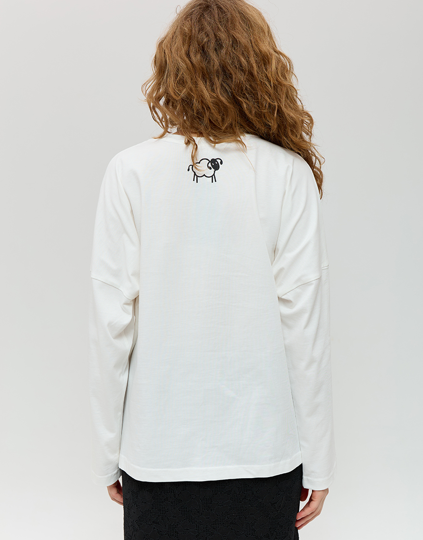 IMG_4961 Бавовняний лонгслів ANNA YAKOVENKO (AY_4031) - фото 2