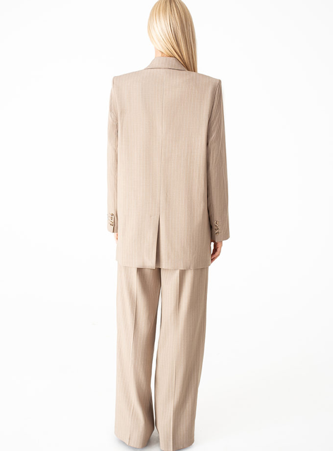 Штани в смужку беж MAGNETIC (MGN_1773BG)