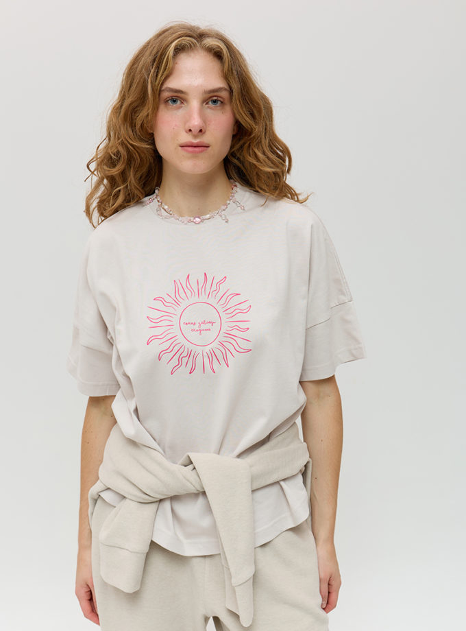 Бавовняна футболка ANNA YAKOVENKO (AY_4010)