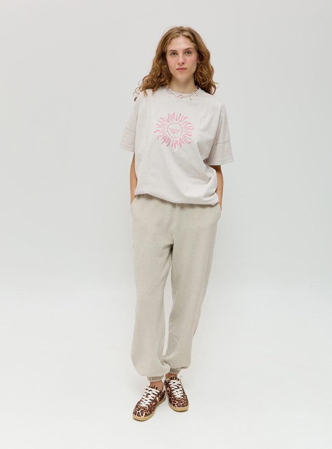 Трикотажні штані на манжетах ANNA YAKOVENKO (AY_4037)