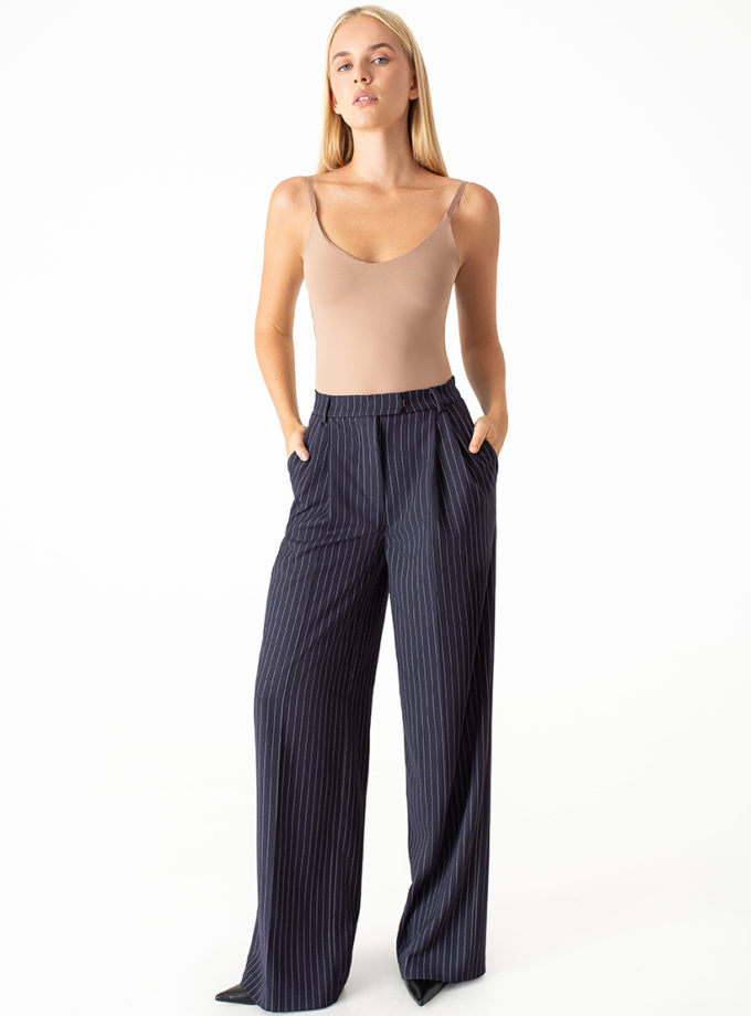 Штани в смужку сині MAGNETIC (MGN_1773BL)