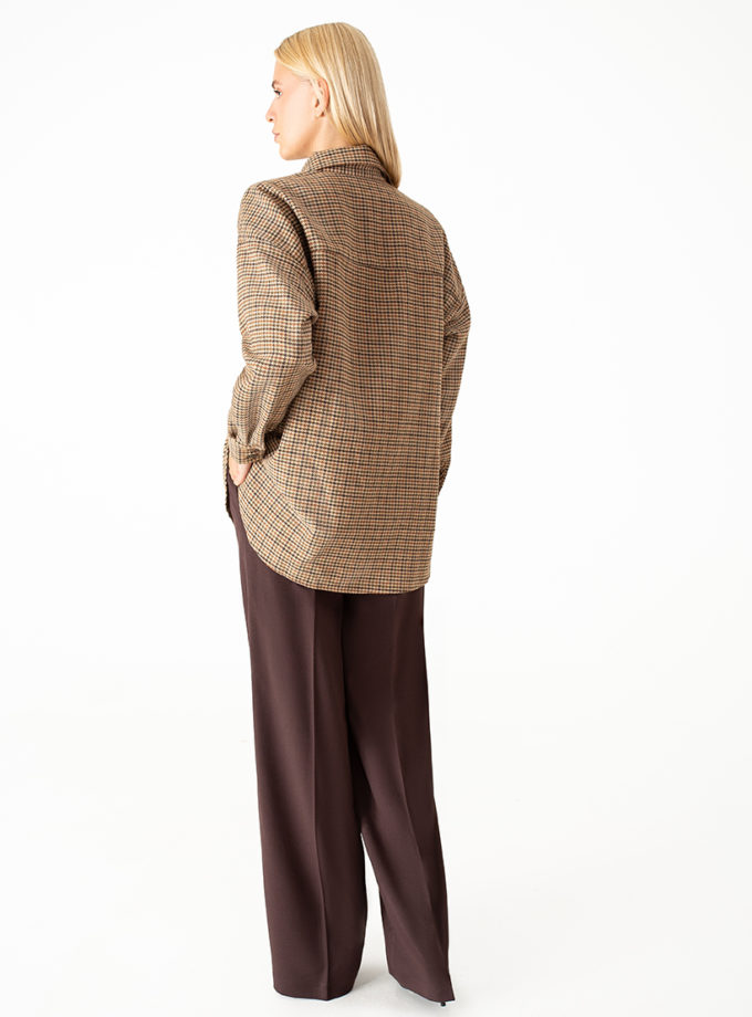 Сорочка oversize в клітинку MAGNETIC (MGN_2111BN)