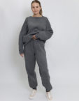 В'язаний трикотажний костюм темно-сірий MMSW (MMSW_ВТК-W26-DGR)
