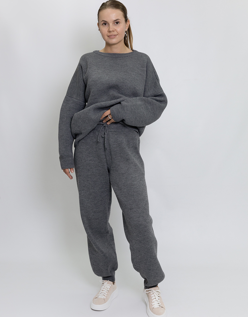 IMG_5463 В'язаний трикотажний костюм темно-сірий MMSW (MMSW_ВТК-W26-DGR)