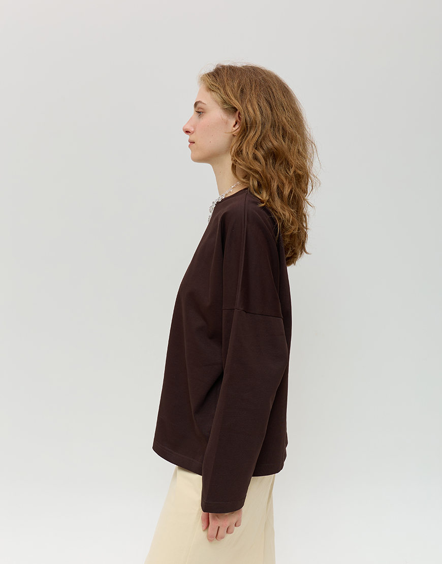 IMG_5571 Бавовняний лонгслів ANNA YAKOVENKO (AY_4023) - фото 3