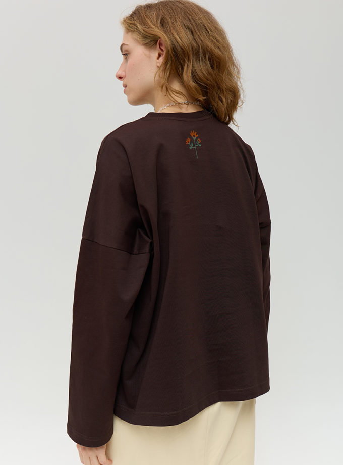 Бавовняний лонгслів ANNA YAKOVENKO (AY_4023)