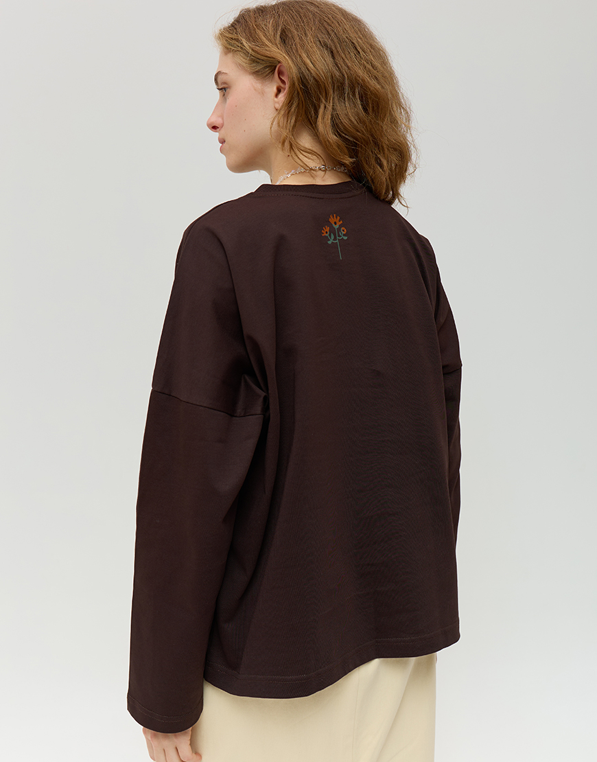 IMG_5576 Бавовняний лонгслів ANNA YAKOVENKO (AY_4023) - фото 2