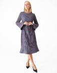 Сукня гофре міді графітова MAGNETIC (MGN_1743GY)