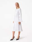 Сукня гофре міді біла MAGNETIC (MGN_1743WH) - фото 7
