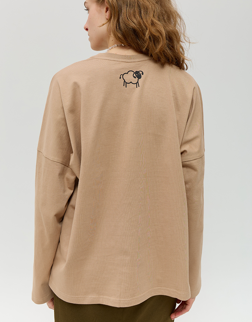 IMG_5762 Бавовняний лонгслів ANNA YAKOVENKO (AY_4020) - фото 2