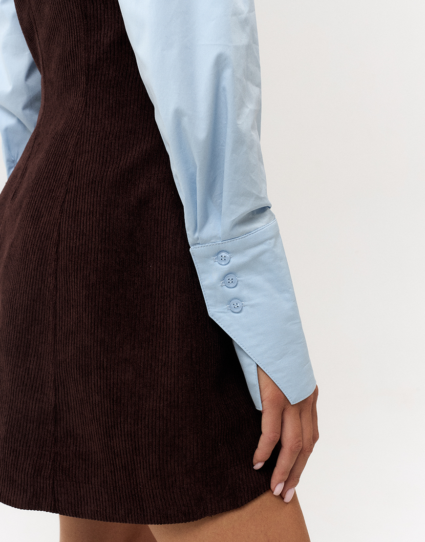 IMG_7957 Сарафан коричневий вельвет TWINSIS CLOTHES (TW_NQ_SS 333980) - фото 4