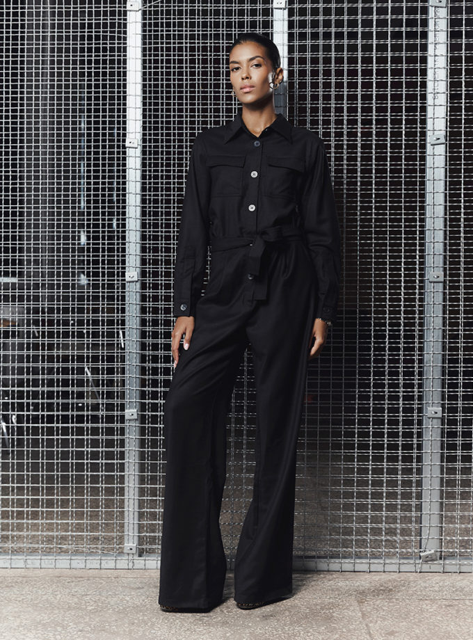 Комбінезон з вовни та кашеміру CHALETY (CHLT_Basel_Overalls_ Black)