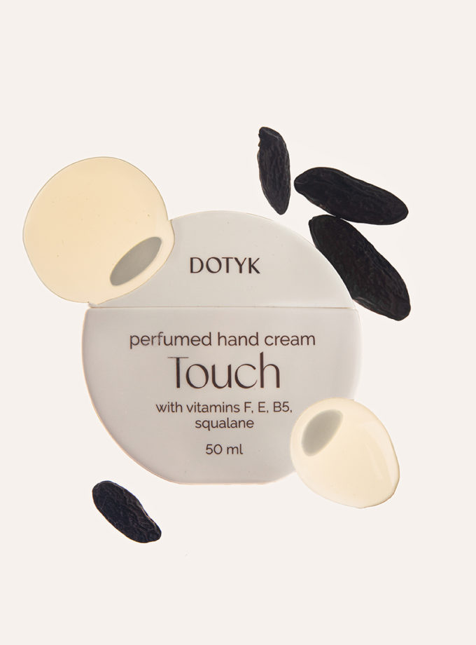 Парфумований крем для рук Touch з вітамінами F, E, B5 DOTYK (DTK_4820263290309_honey)