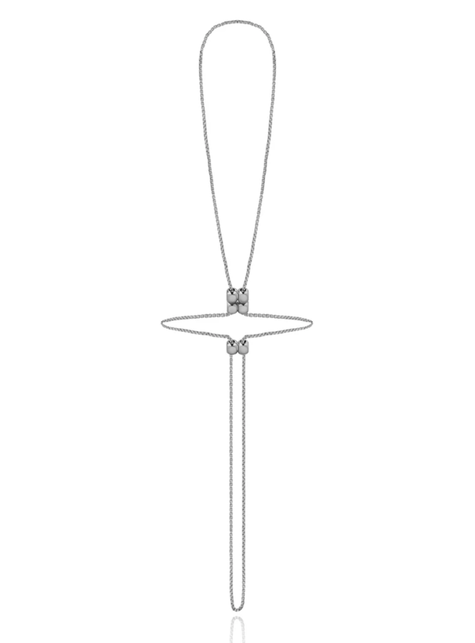 Браслет 4-в-1 Урбе зі срібла у покритті білим родієм ORXATA.JEWELRY (ORX_earrings_urbe_wr)