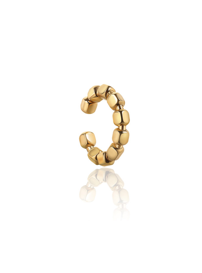 Кафф Урбе зі срібла в позолоті ORXATA.JEWELRY (ORX_cuff_urbe_gp)