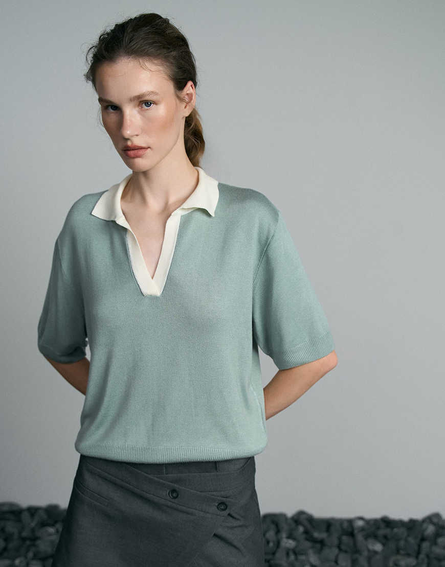 Безымянный кадр0547_resized Базове поло Calm sprout green SAVOUR (SVR_JR-1252/1_grn) - фото 3