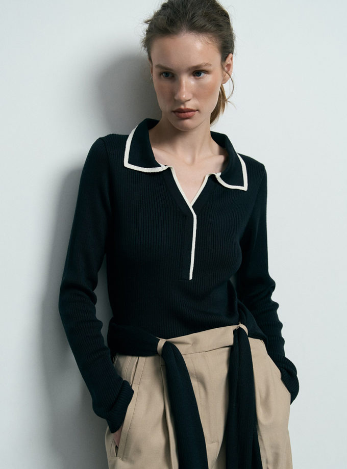 Поло Outline navy SAVOUR (SVR_JR-1272/1_n)