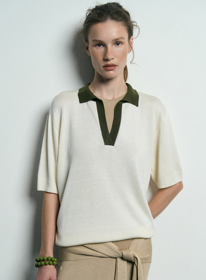 Базове поло Calm matcha milk SAVOUR (SVR_JR-1252/1_mlk)