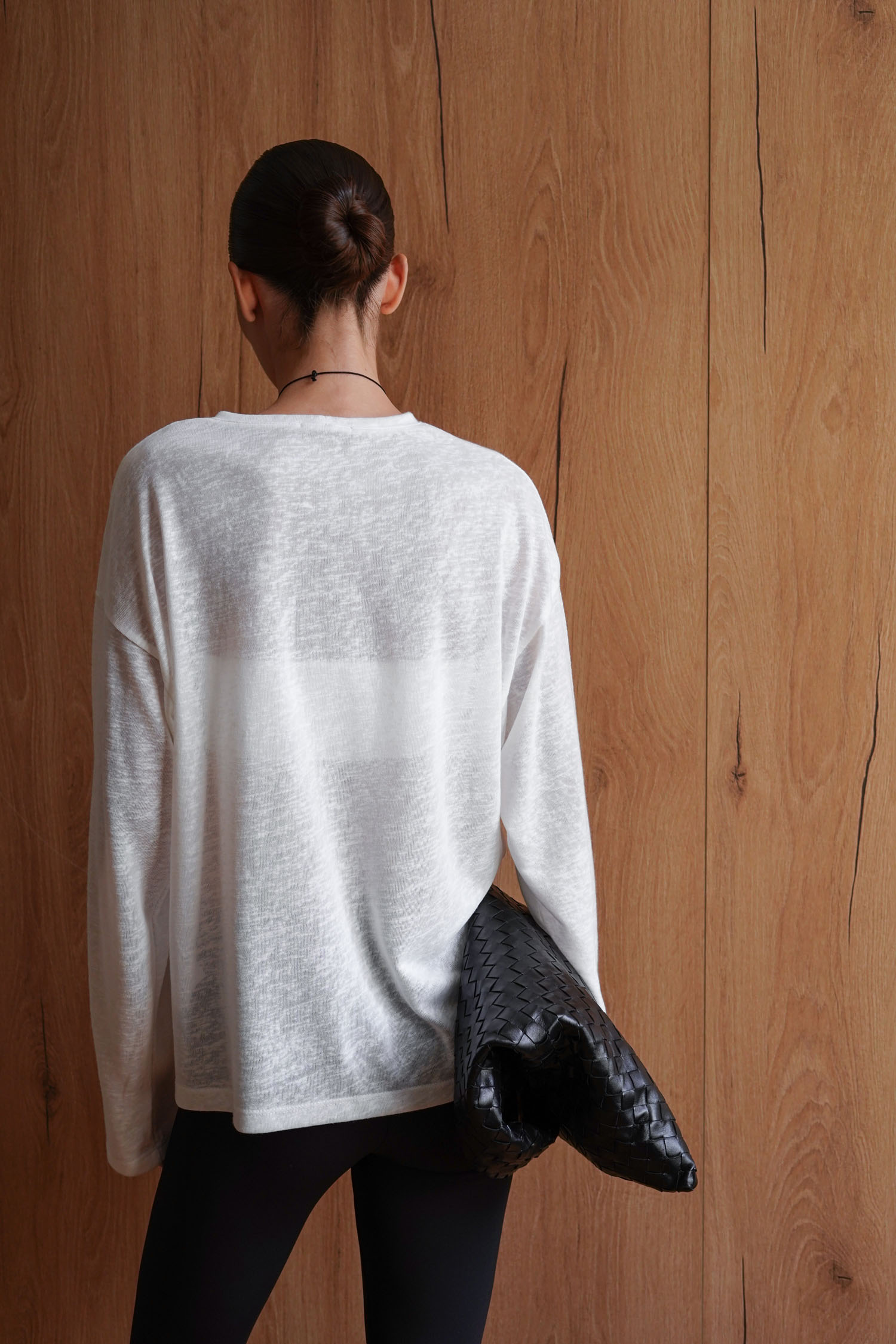 00003411-2 Лонгслів напівпрозорий молочний THE LACE (TLA_00003411) - фото 2