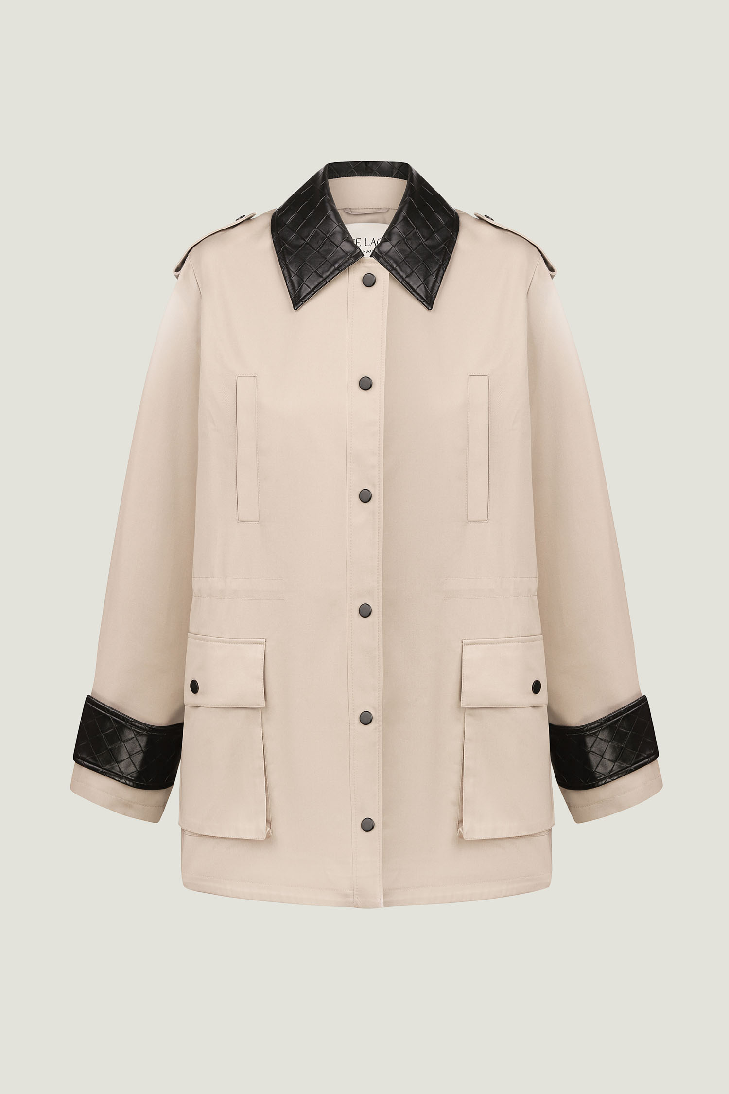 00003415-8 Куртка з декоративними вставками utility blazer бежева THE LACE (TLA_00003415) - фото 8