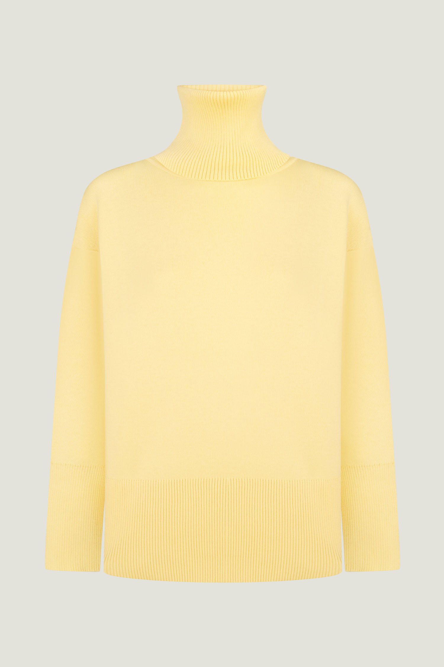 00003498-5 Трикотажний светр з об'ємною горловиною лимонний THE LACE (TLA_00003498) - фото 5
