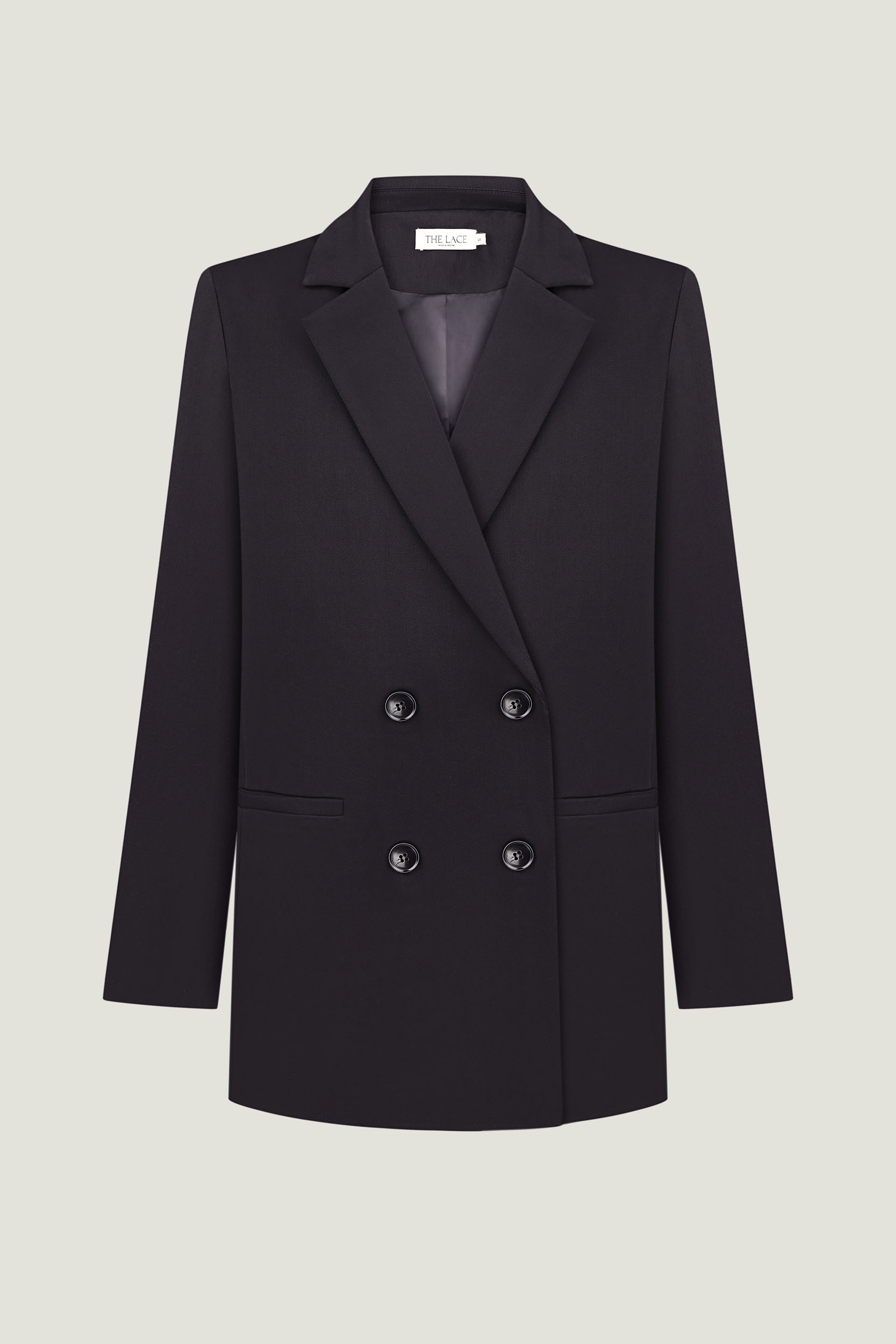 0063000-3 Жакет оверсайз чорний Modena THE LACE (TLA_0063000) - фото 3