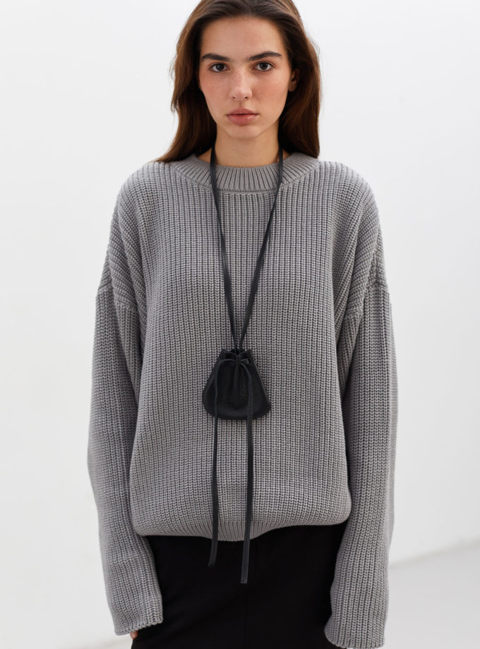 Светр оверсайз сірий THE LACE (TLA_0067739)