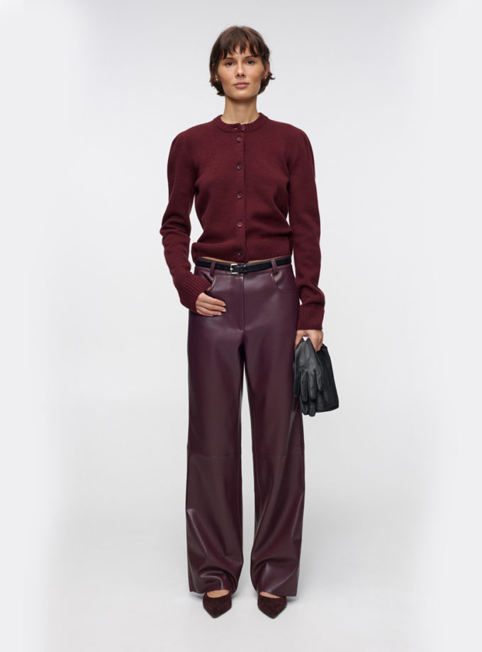 Штани Autumn Wine Leather Pants IAM (IM_ATMN/WN/LTHR/PNTS)