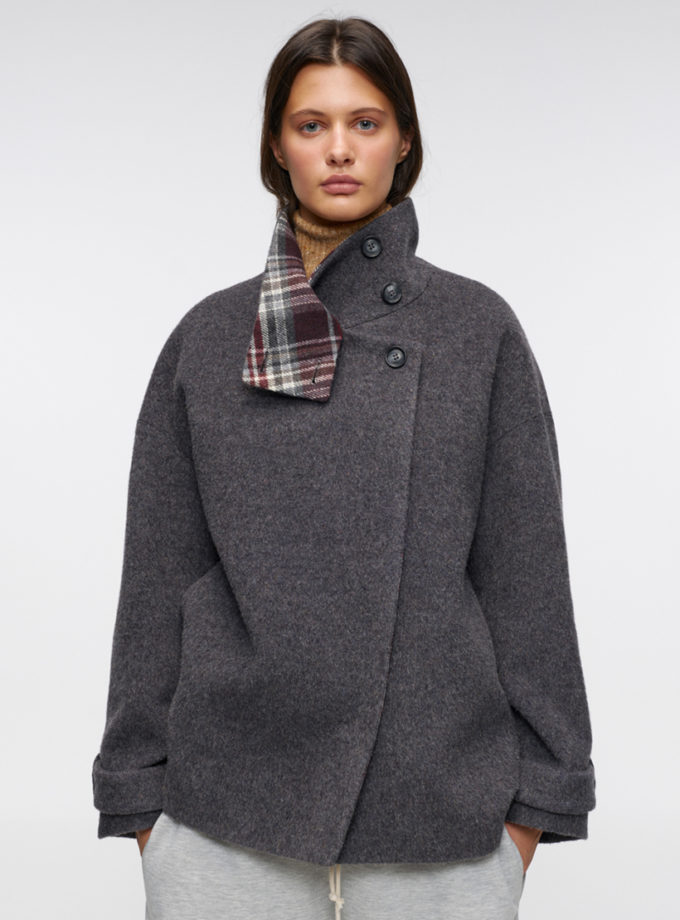 Пальто Misty Morning Stand Collar IAM (IM_MST/MRNNG/STND/CLLR/CT)