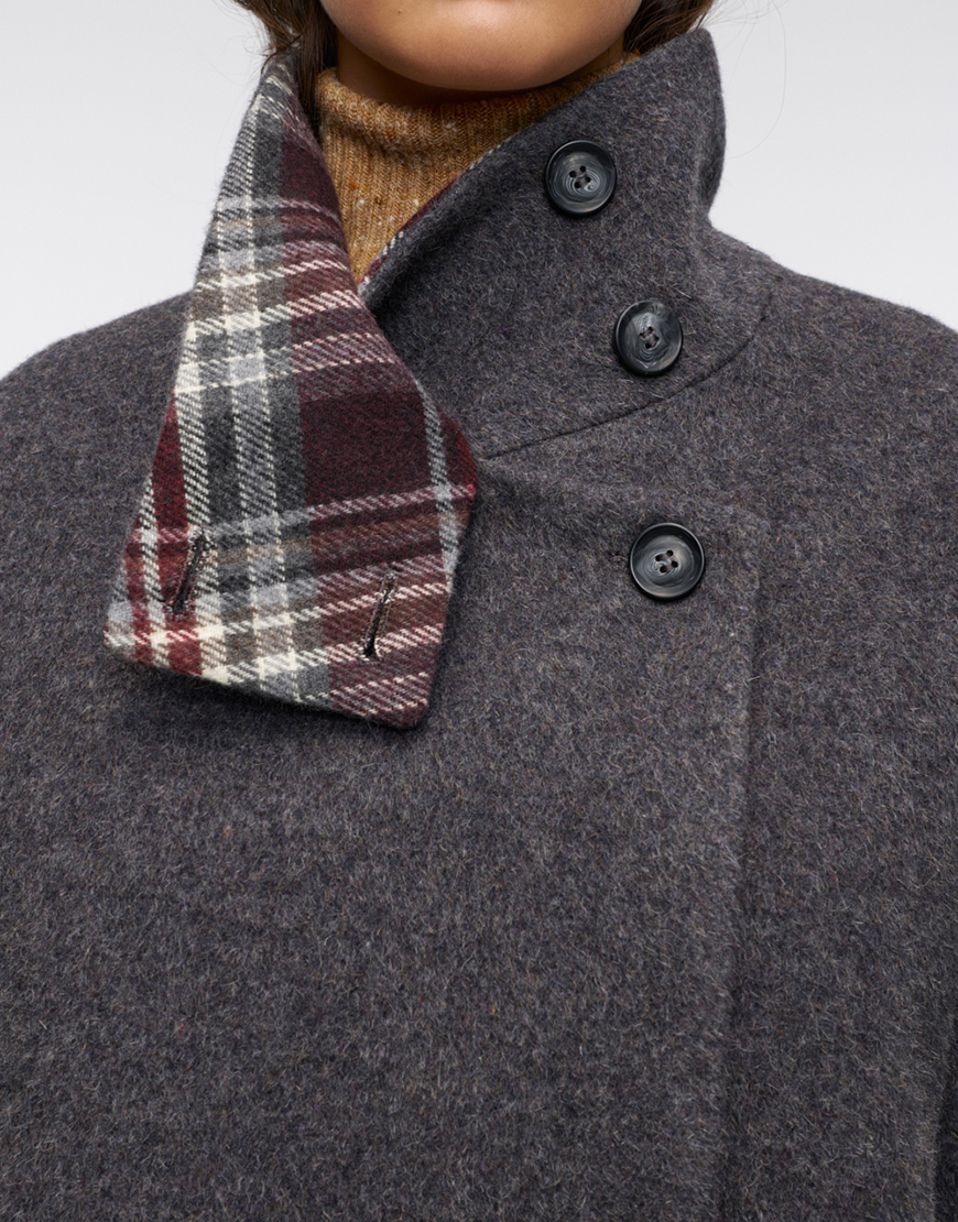 057 Пальто Misty Morning Stand Collar IAM (IM_MST/MRNNG/STND/CLLR/CT) - фото 3