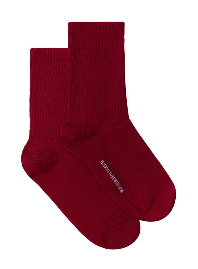 Шкарпетки October Garden Red Cotton IAM (IM_OCTBR/GRDN/RD/CTTN/SCKS)