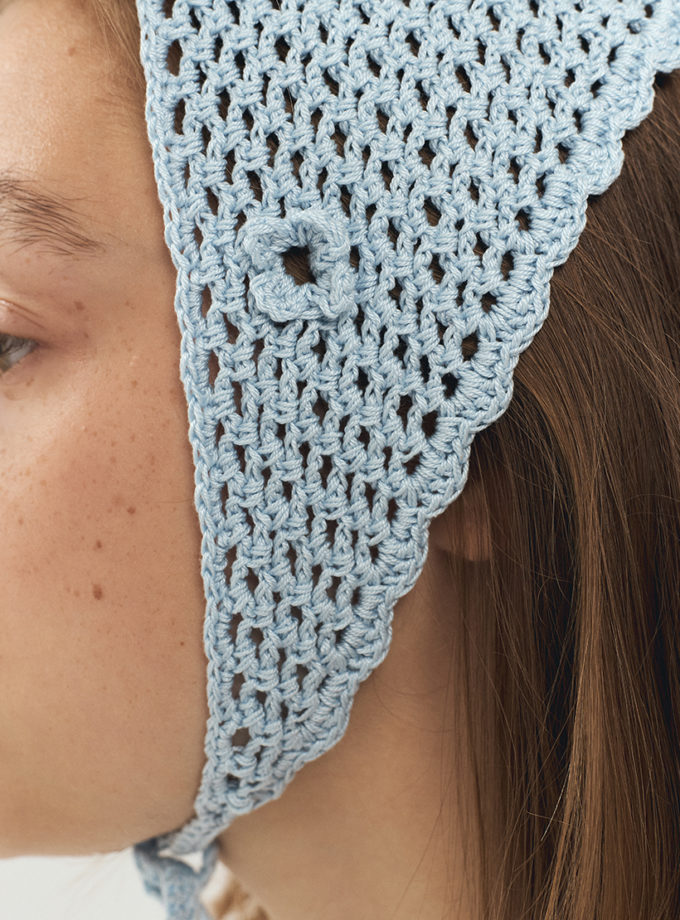 Косинка з квітами блакитна IN.WOVEN (INWVN_KOS_FLW_31_bl_s)