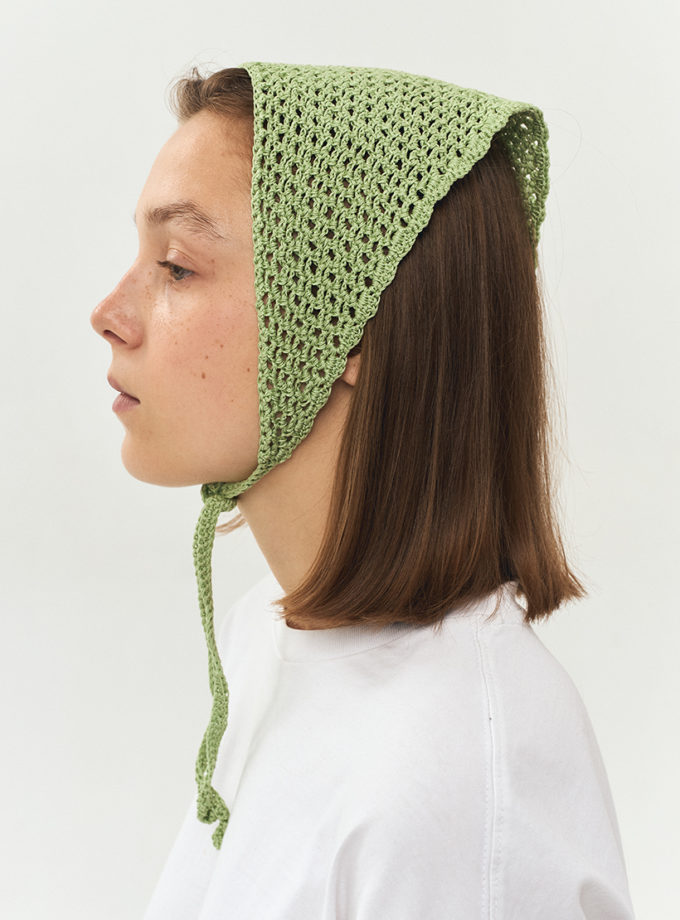 Косинка ажурна фісташкова IN.WOVEN (INWVN_KOS_AJ_41_gr_s)