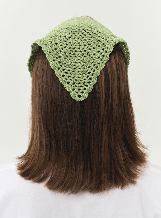 Косинка ажурна фісташкова IN.WOVEN (INWVN_KOS_AJ_41_gr_s)