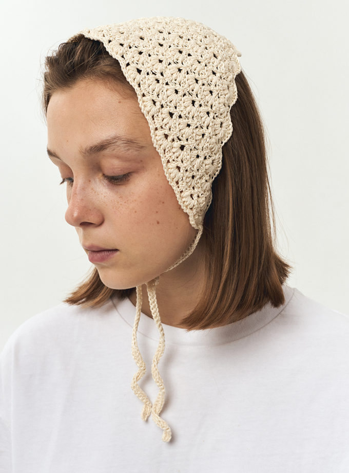 Косинка з пелюстками айворі IN.WOVEN (INWVN_KOS_PEL_13_be_s)