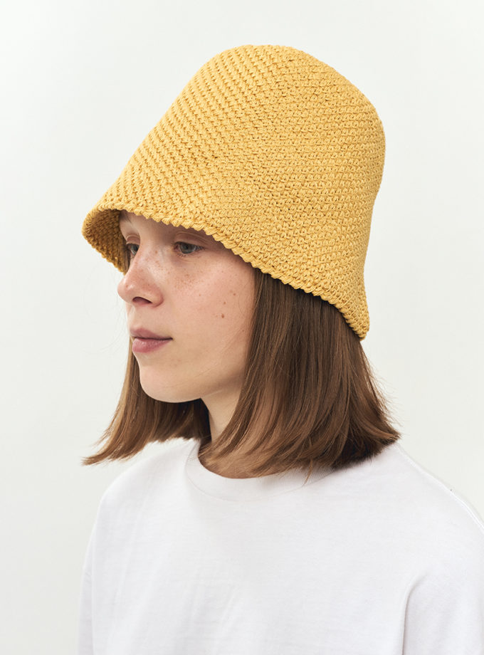 Панама з бавовни кукурудзяна IN.WOVEN (INWVN_PAN_COT_12_ye_s)