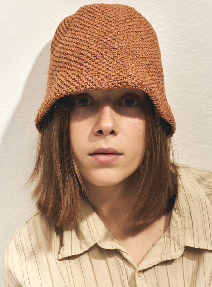 Панама з бавовни мідно-коричнева IN.WOVEN (INWVN_PAN_COT_11_br_s)