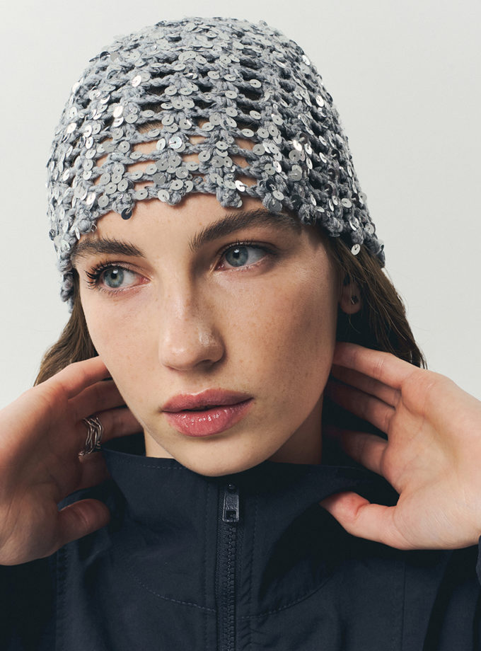 Шапка Disco ball світло-сіра IN.WOVEN (INWVN_SHA_DB_13_sl_w)