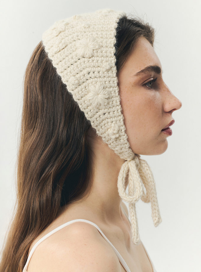 Косинка з вишивкою бежева IN.WOVEN (INWVN_KOS_BAL_21_wh_w)