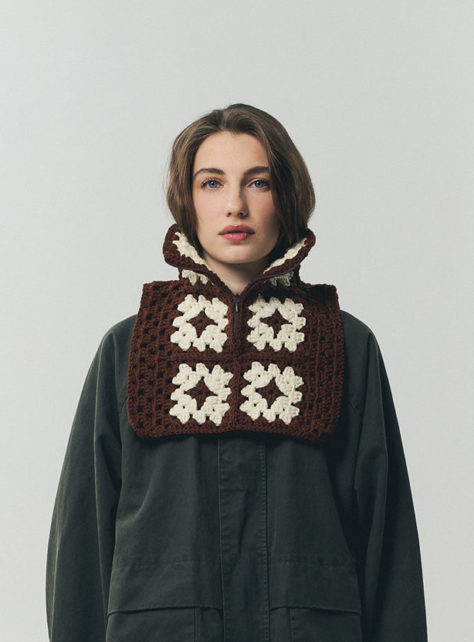 Манішка кроше коричнева IN.WOVEN (INWVN_MAN_CRS_21_br_w)