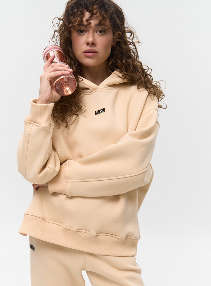 Худі з відстрочкою утеплене W26 світлий пісок MMSW (MMSW_hood-W26-LS)