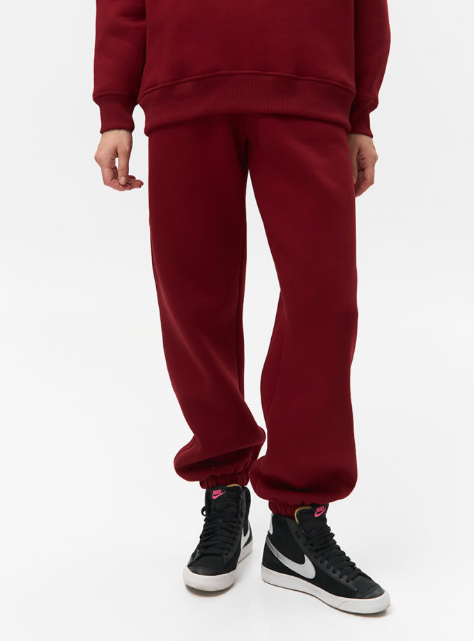 Штани балони утеплені W26 бордо MMSW (MMSW_tr-W26-BG-1)